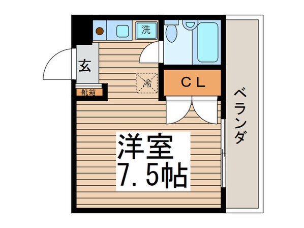 メゾ－ン南台の物件間取画像